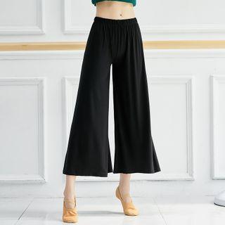 Cropped Wide-leg Dance Pants