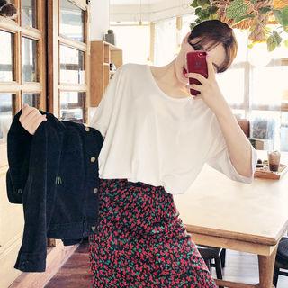 Soft-touch Over-fit T-shirt