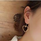 Heart Dangle / Hoop Earring (various Designs)