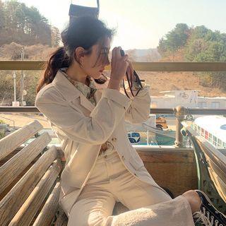 4-button Cotton Blazer