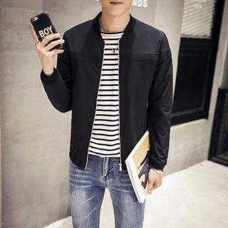 Pleated Zip Jacket
