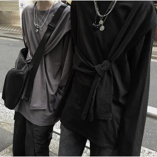 Couple Matching Knot Long-sleeve T-shirt