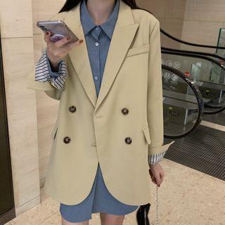 Plain Shirt / Double-breasted Blazer
