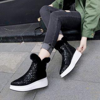 Platform Genuine Leather Ankle Boots