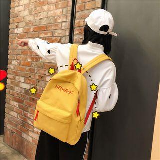 Canvas Classic Lettering Backpack