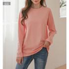 Plaid Elbow-patch T-shirt