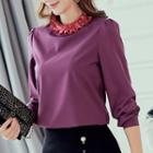 Frilled Collared Blouse