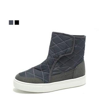 Quilted Ankle Boots