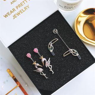 Rhinestone Bird Dangle Earring (various Designs)