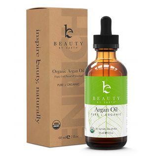 Beauty By Earth - 100% Pure & Organic Moroccan Argan Oil, 60ml 60ml / 2 Fl Oz