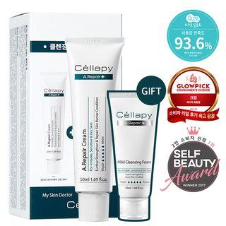 Cellapy - A.repair Cream Set: Cream 50ml + Mild Cleansing Foam 50ml 2pcs