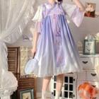 Short-sleeve Hanfu Top / Strappy Dress / Set