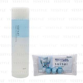 Kanebo - Suisai Beauty Clear Shake Cleansing Set 4 Pcs