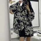 Color-block Loose-fit Blouse As Shown In Figure - One Size