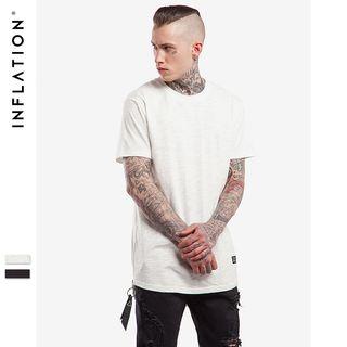 Short-sleeve Side Slit T-shirt