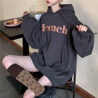 Bear Ear Lettering Hoodie