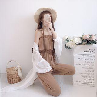 Light Jacket / Strappy Jumpsuit