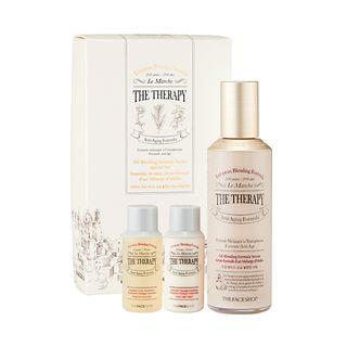 The Face Shop - The Therapy Royal Made Oil Blending Serum Special Set: Serum 90ml + Tonic Treatment 32ml + Formula Emulsion 32ml