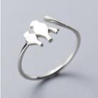 925 Sterling Silver Bird Open Ring Open Ring - 925 Sterling Silver - One Size