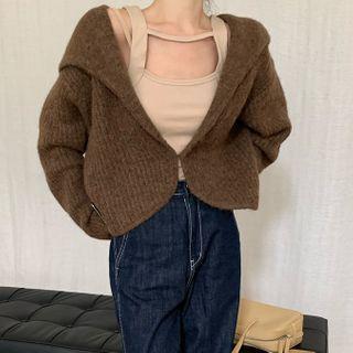 Cut-out Tank Top / Cardigan