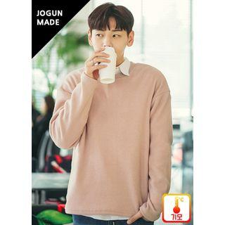 Round-neck Long-sleeve Knit T-shirt