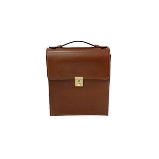 Metal-closure Messenger Bag