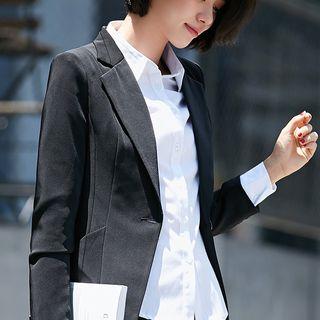 Set: Plain Blazer + Dress Pants + Pencil Skirt