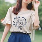 Printed Bell Short-sleeve T-shirt