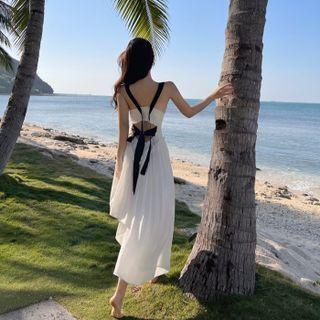 Cut-out Maxi Sundress