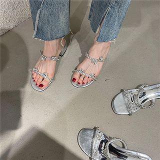 Rhinestone Slide Sandals (various Designs)