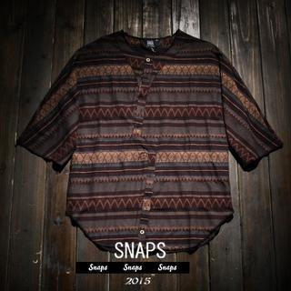 3/4-sleeve Pattern Top