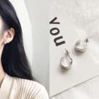 Thick Ear Stud E088 - 1 Pair - Silver - One Size