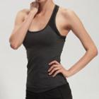 Sports Two-tone Racerback Tank Top