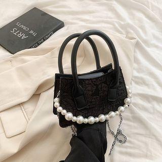 Lace Chain Crossbody Bag
