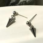 Alloy Cone Dangle Earring 1 Pair - S925silver Earrings - One Size