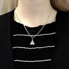 Alloy Triangle Pendant Necklace As Shown In Figure - 50cm