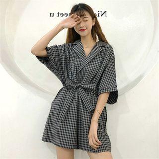 Chiffon Loose-fit Playsuit