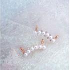 Faux Pearl Cuff Earring 1 Pc - Clip On Earring - One Size