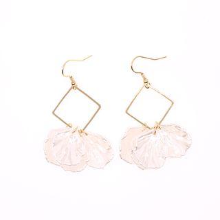 Faux Petal Drop Earring