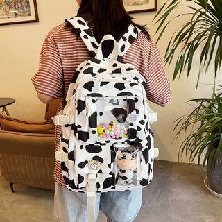 Print Pvc Panel Backpack