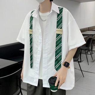 Short Sleeve Shirt Jacket