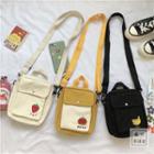 Fruit Embroidery Canvas Backpack