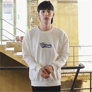California Letter Embroidered Sweatshirt