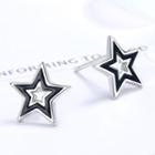 Star Stud Earring 1 Pair - S925 Silver - As Shown In Figure - One Size