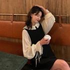 Lantern-sleeve Blouse / Jumper Dress