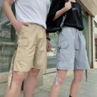 Strap-accent Cargo Shorts