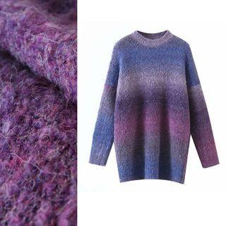Gradient Long Sweater