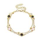 Shell Layered Bracelet 3671 - Gold - One Size