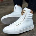 High-top Patent Sneakers