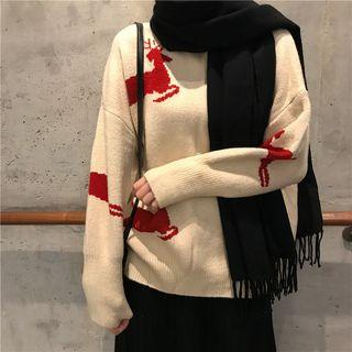 Jacquard Sweater / A-line Skirt